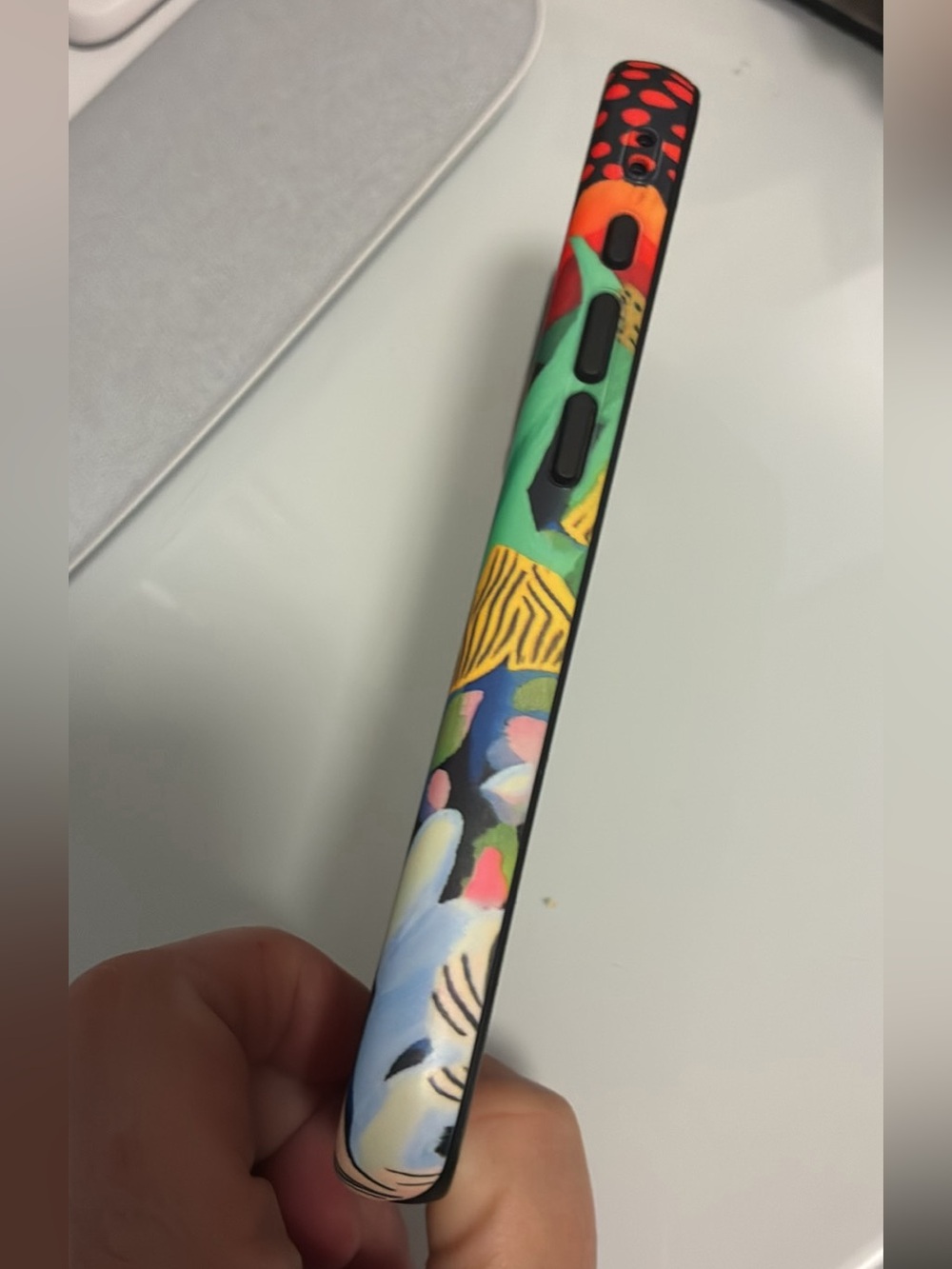 Floral Pattern Protective Phone Case - Multicolor - Picture 3 of 4